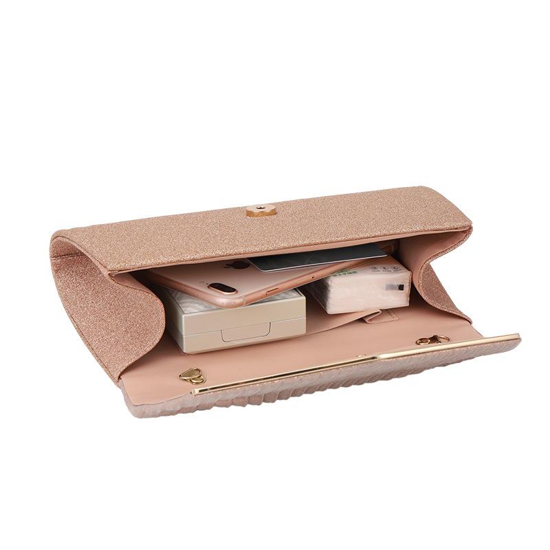 Women Evening Clutch Bag Glitter Envelope Handbag Purse Female Day Clutch Wedding Party Banquet Sequin Ladies Shoulder Bags