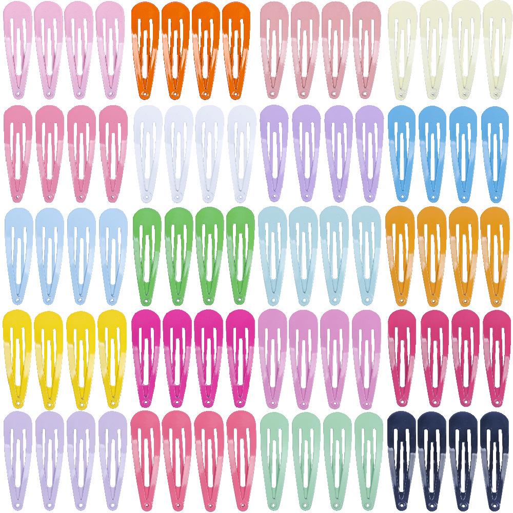 100 Sets of Cute Animal Bobby Pins & Sequin Heart Hair Clips