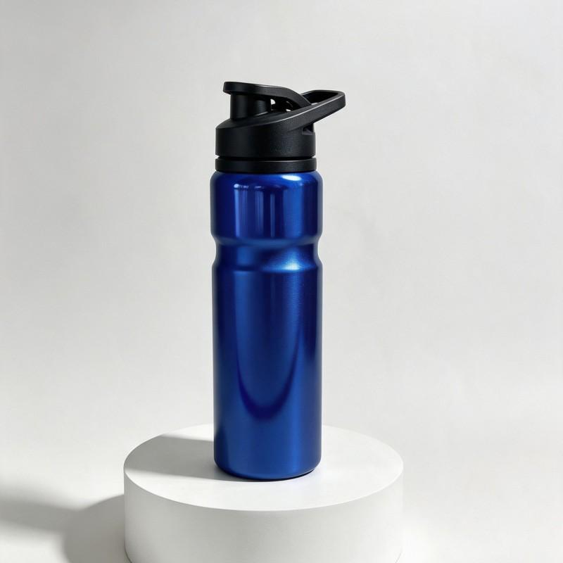 750ml Aluminum Flip-Top Travel Water Bottle With Handle Hiking Camping Outdoor Sports
