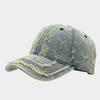 European and American Retro Heavy Industry Rough Edge Washed Old Denim Baseball Cap Men and Women Street Personality Trend Versatile Cap
