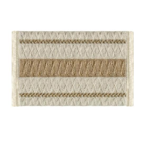 Böhmische Fransen-Tischset Weiche Baumwolle Leinen Vintage-Tischset Jacquard Maschinenwaschbares Tischset für Zuhause Bauernhaus Esstisch