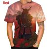 T-shirt Grafiche Calde Gioco Ghost Of Tsushima Stampa 3D Casual Manica Corta Magliette Stampa Integrale T-shirt Oversize Streetwear