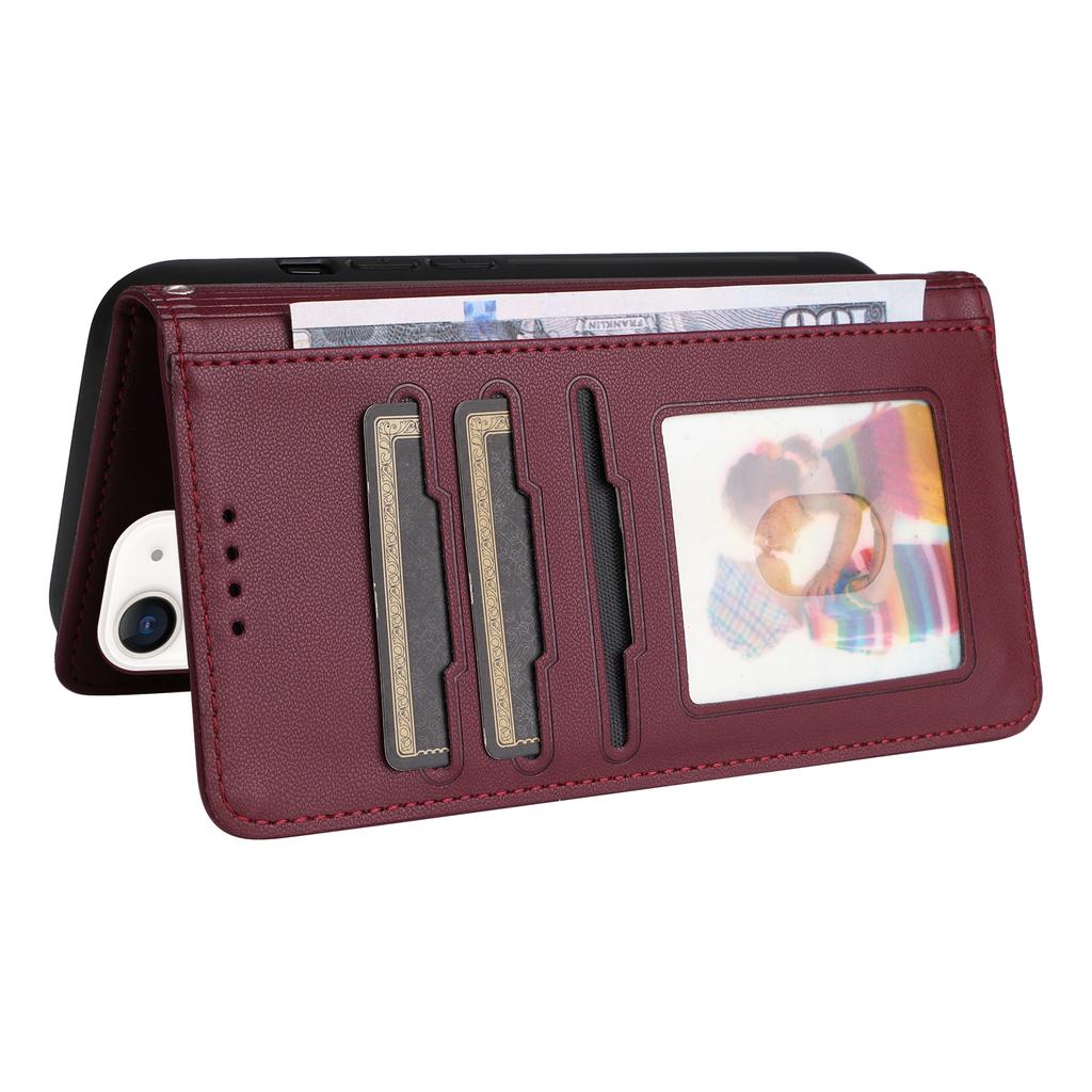 For iPhone 12 mini Magnetic Case BETOPNICE Detachable PU Leather Phone Cover with Strap