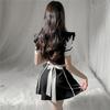 Maid outfit set Cosplay Sexy Maid Lolita Dress Bow Tie Cute Fancy Dress Extreme Seductive Babydoll Lingerie Apron Costume School Festival Uniform