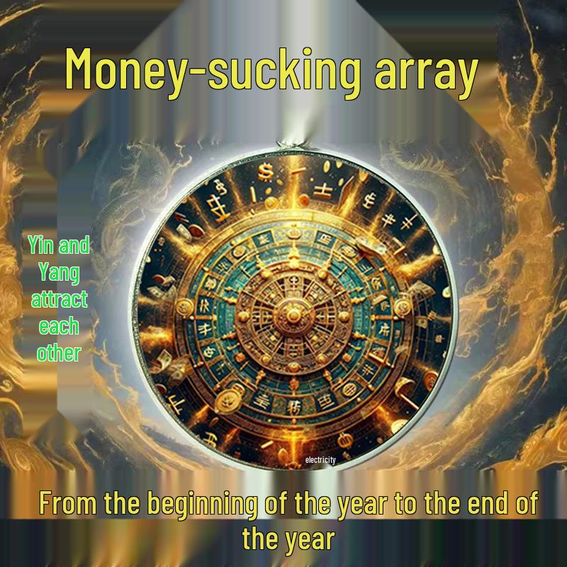 30mm Single-Sided Pendant: Good Luck Charm for Continuous Blessings, Wear for Auspicious Prayers.