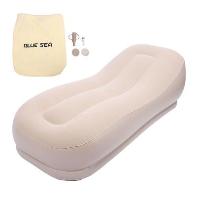Zelfopblazende bank, snel opblazend, ergonomisch, huidvriendelijk, opblaasbare bank, draagbare opblaasbare bank