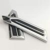 Car Air Flow Fender Side Vent Exterior Decoration Chrome Grille Styling Stickers