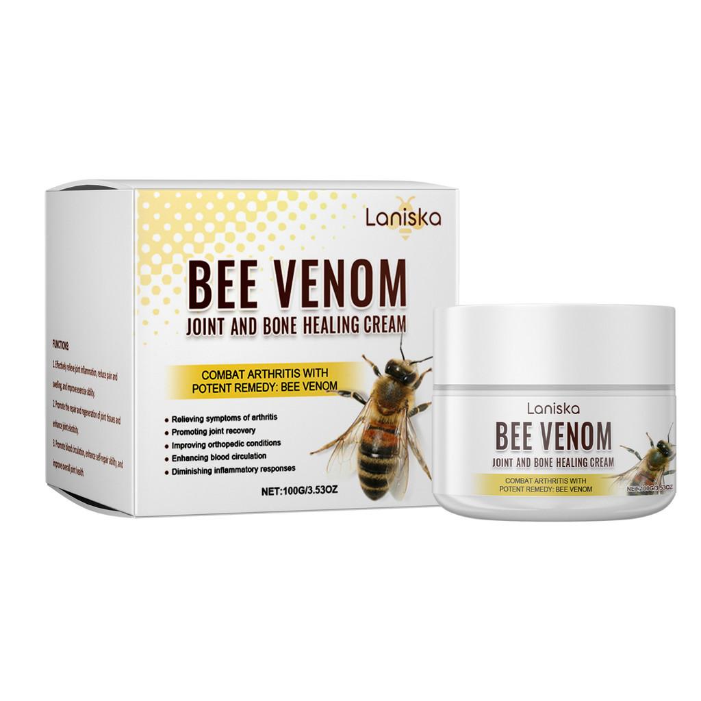 

Laniska Bee Venom Joint Care Cream Offering Soothing Relief For Neck Back And Joint Areas Moisturizing While