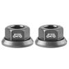2pcs 3/8 Bicycle Hub Nut Aluminum Alloy High Strength Rear Axle Screw Anti-rust M10 Bike Accessories Cycling