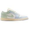 Dámské tenisky Air Jordan 1 Low Sail Aura Zelené Muslín Jade-Aura DC0774-108