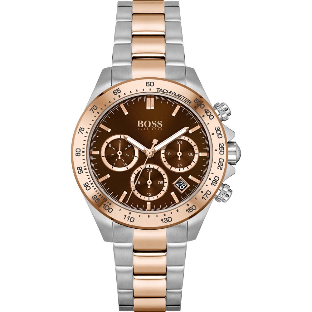 BOSS Novia Brown Bicolor Rose Stainless Steel Ladies' Quartz Watch 1502617