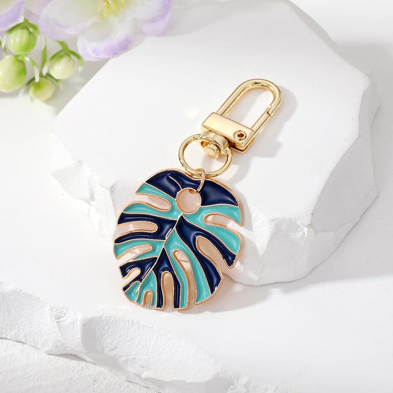 Colorful Enamel Leaf Earrings for Women Fashion Exquisite Stainless Steel Round Hoop Earrings Female Party Wedding Jewelry