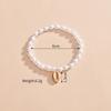 New Product, Seaside Beach Wind, Metal Shell, Pearl Beaded Anklet.