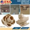 Beige Car Sun Visor Hook Clip Retainer for Honda Civic 96-08 88217S01A01ZA 2pcs