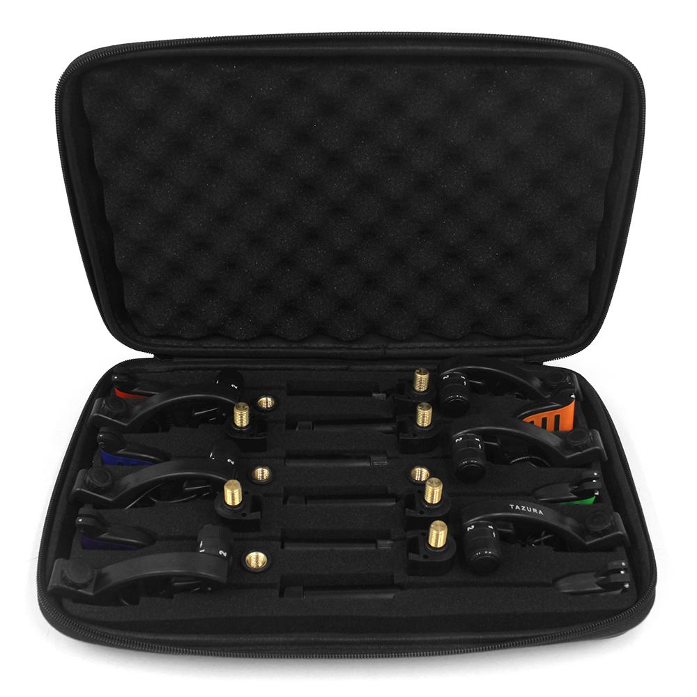 Fishing Swinger Set LED Bite Indicator Illuminated Swinger with Storage Case Fishing Tackle