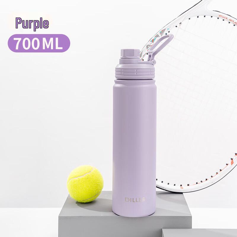 Dilebel Portable Stainless Steel Insulated Water Bottle