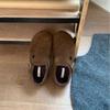 2025 new Korean version round head belt buckle thick-soled velvet women's Boken outer wear commuter women's single shoes