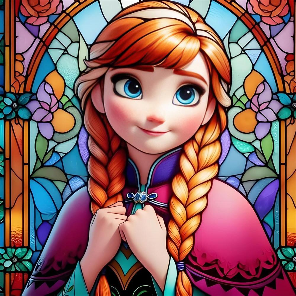 Disney 5D Diamond Painting Princesses Cross Stitch Mosaic Kit Home Decor Wall Sticker DIY Handmade Gift