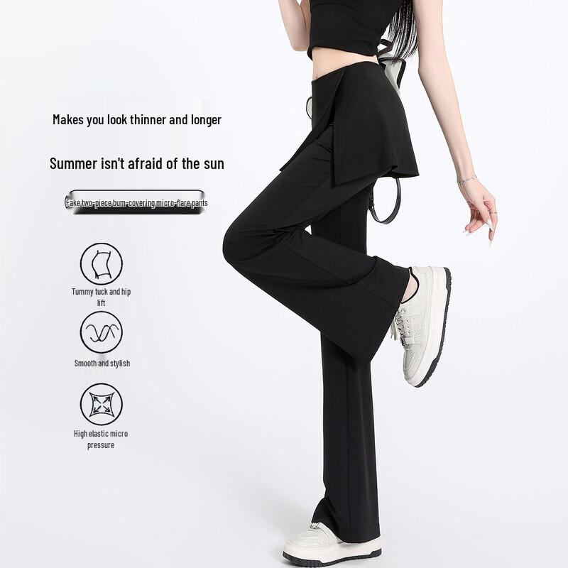 Dámské zvonové jógové kalhoty s vysokým pasem a ochranou proti slunci