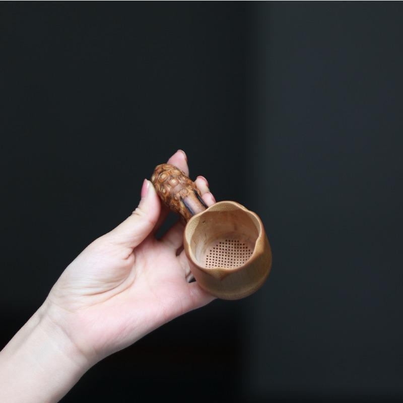 Bamboo Root Tea Leak Chinese Tea Table Tea Filter Tea Set Accessories Bamboo Crafts Tea Leak Filter Bamboo Products Crafts