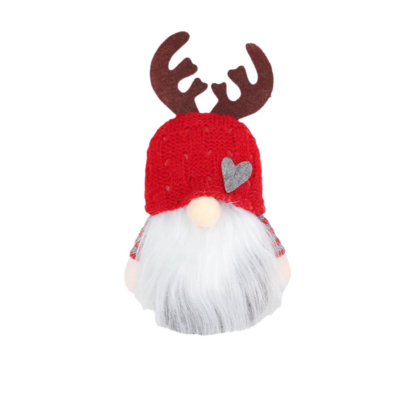 

Рождественский гном, вязаная кукла из пряжи, милые позитивные энергичные забавные кукольные украшения One Size