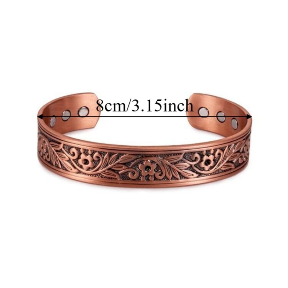 Magnetic Energy Antique Copper Bracelet Retro Vintage Style Bracelet  Unisex