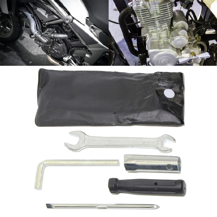 4Pcs Motorbike Repair Tool Wrench Screwdriver Motorcycle Steel Suite Spanners