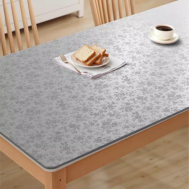

1PC Rectangle PU Leather Tablecloth Table Cloth for Party Birthday Events Banquet Decor Home Dinner Tablecloths/manteles De Mesa 40x60cm срібло сірий колір