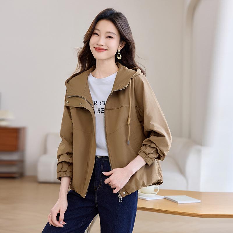 

“Весна 2025 Тренд Свободный Крой Короткая Куртка - Маленькие до Больших Размеров” Large