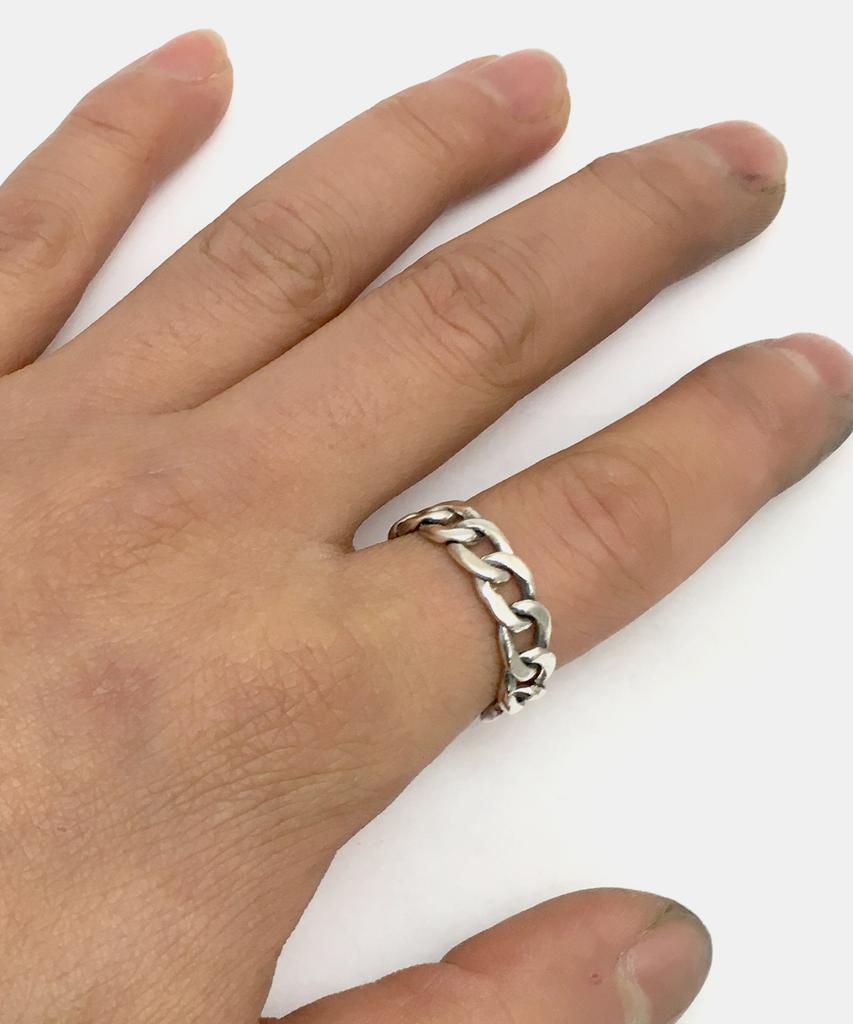 Sheen666 576 Link Silver Ring