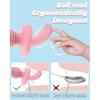 6er-Pack Silikon-Baby-Löffel Stufe 1 Baby-Gabel Kauhilfe zum Abstillen