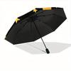 1pc Moon Cat Automatic Open/close Folding Compact Umbrella, 8-Rib Sturdy Canopy, Lightweight Portable, Commuting Use, Gift, Outdoor Umbrella, Travel E