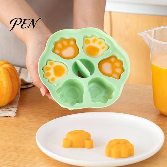 Small Dessert Molds Silicone Bear Cake Mold, Steamer Safe Food Baking Pan for Kids, DIY Making Tools Non Stick Reusable Heatproof Muffin Pudding Jelly
