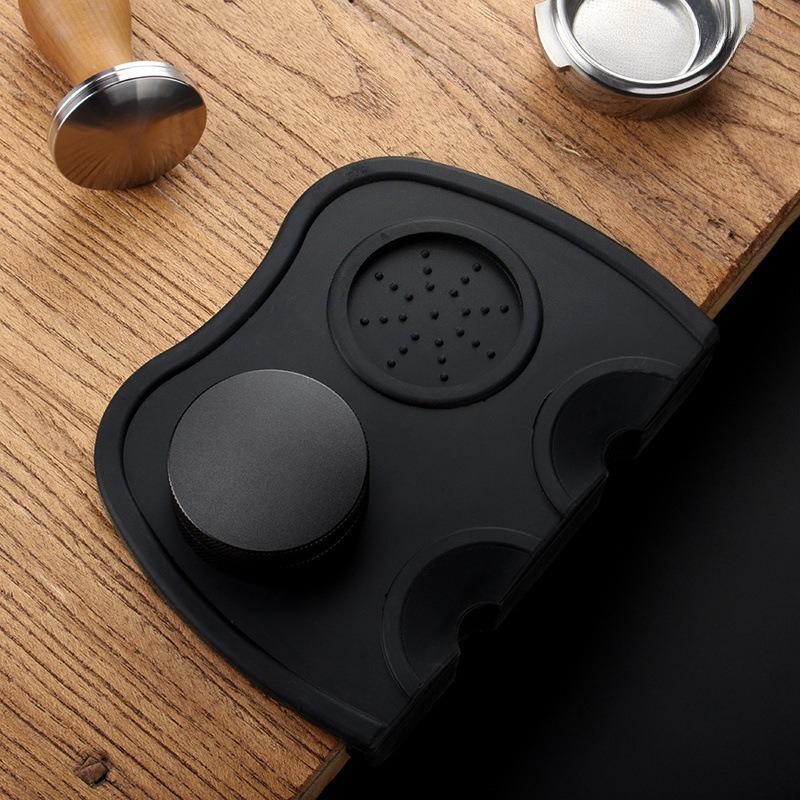 Coffee Tamper Mat Espresso Tamping Station Silicone Pad Cafe Machine Accessories Barista Tool