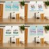 Easter Kitchen Towels with Watercolor Flowers, Rabbits, Eggs, and Tulips