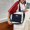 2025 New Harajuku Cute Campus Student Shoulder Messenger Bag Large Capacity Nylon Handbag Female