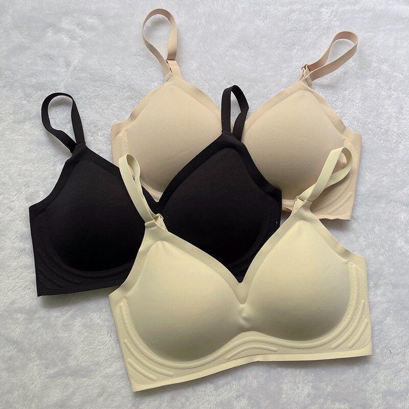 Summer ABC Thin Ice Silk Sports Latex One-Piece Seamless Quick-Drying Intimates Women's Push-up Shaping Bra