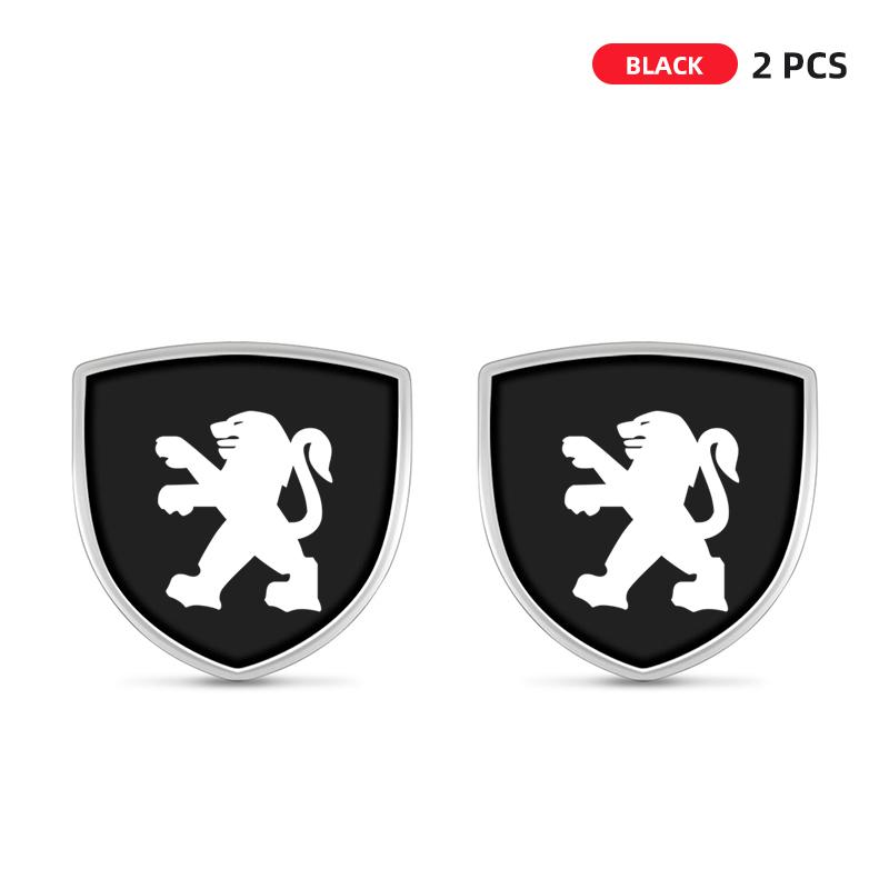 New 3D Aluminum Emblem Car Decoration Body Stickers Decals For Peugeot 308 408 508 RCZ 208 3008 2008 206 207 307 Car Accessories