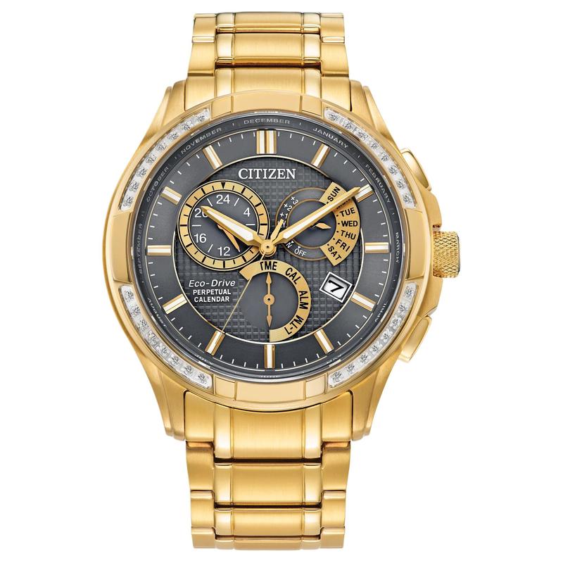 

CITIZEN Eco-Drive Series 100 Meters Waterproof Solar Quartz Steel Strap 42.5mm Men s Watch Gray Dial BL8172-59H синій