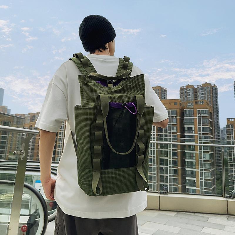 Outdoor Mountaineering Bag Coloring Student Large Capacity Travel Bag Multi-function Commuter Backpack