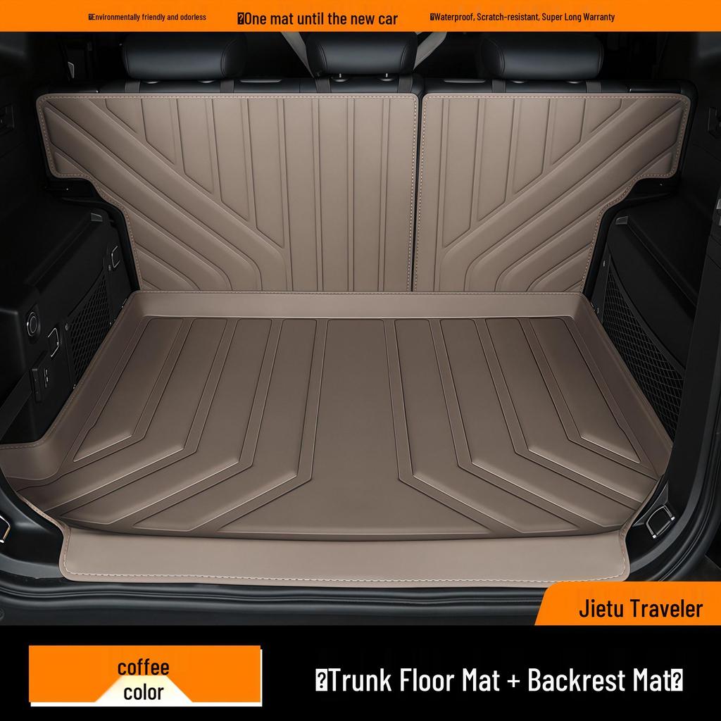 Waterproof Dustproof Trunk Mat for Jetour Traveller - Eco-Friendly Car Interior Accessory