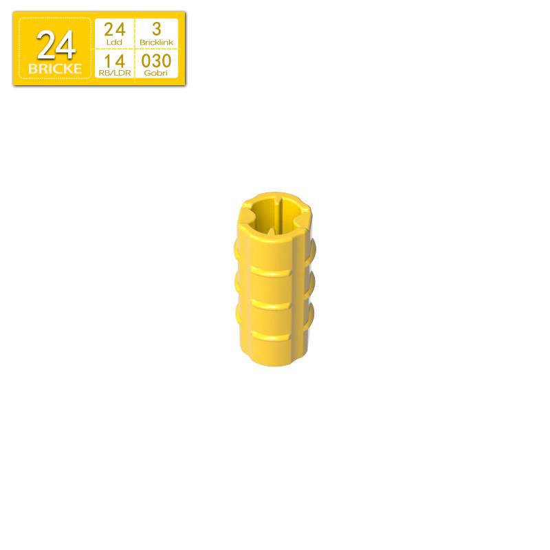 BRICKE Universal Connector for Lego 6538 MOC Building Blocks 50g (~151pcs) жёлтый