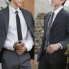 [YFFUSHI] Business Necktie for Men, 7.5cm Wide, Washable, Easy Care, Thick, Suitable for Graduation Ceremonies, Coming-of-Age Ceremonies, Job