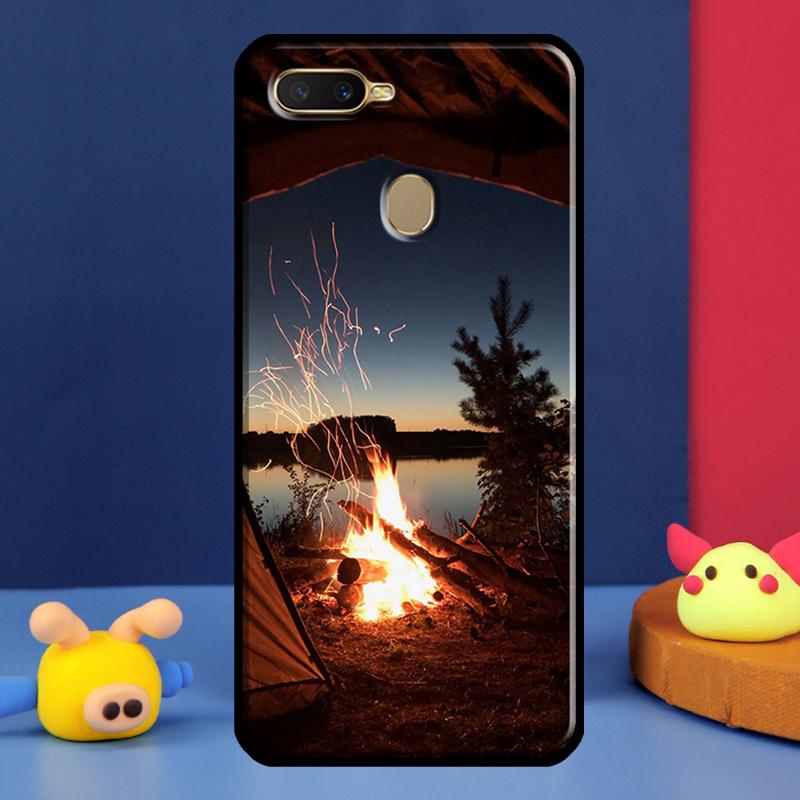 Camping Nature Mountain Case For Oppo A98 A78 A58 A15 A16 A17 A5 A9 A91 A52 A72 A76 A96 A74 A94 A54 S A57 A77 Cover