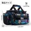 Goture Fishing Fishing Bag with Rod Waterproof Tackle Shoulder Multifunctional Fishing Large Fishing Gear Storage Leaf for Hiking and Outdoor