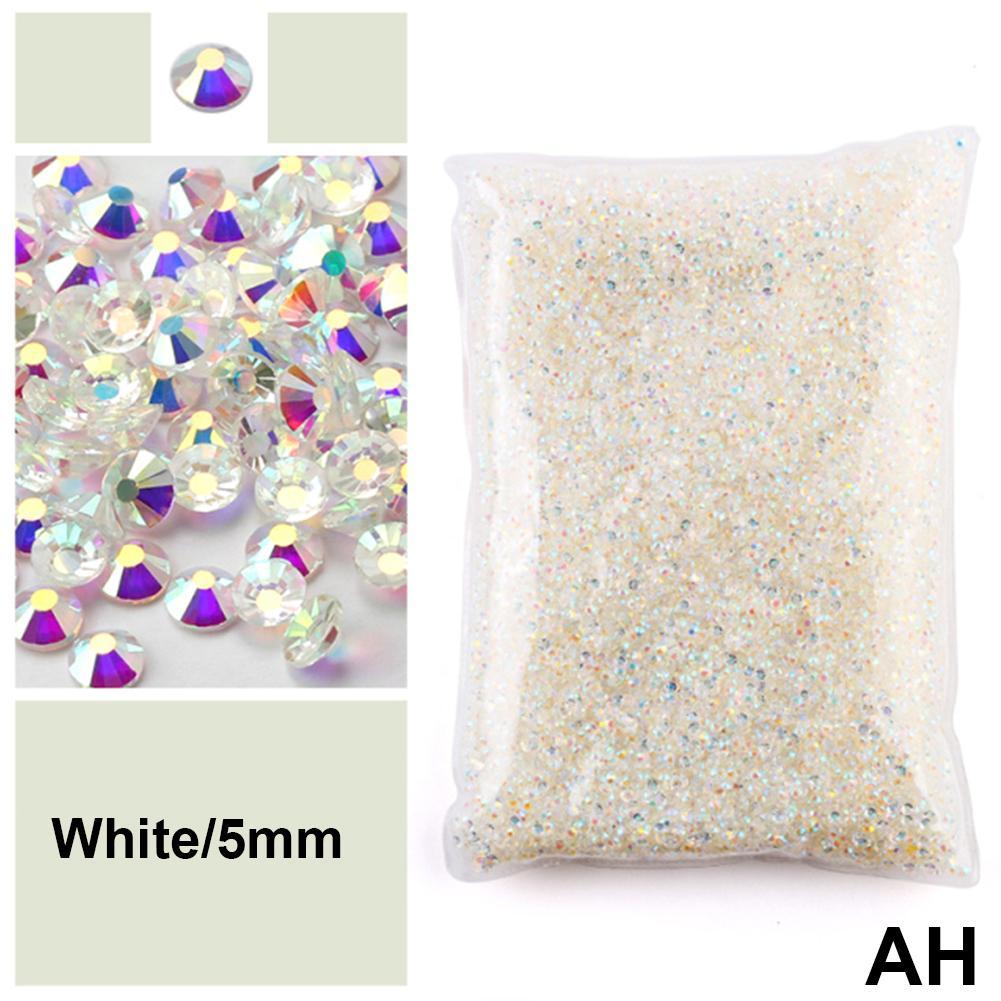 Buy Small Bulk Resin Non Hot Fix Rhinestones Crystals Flatback Rhinestone Nail Jelly X3Y1 at