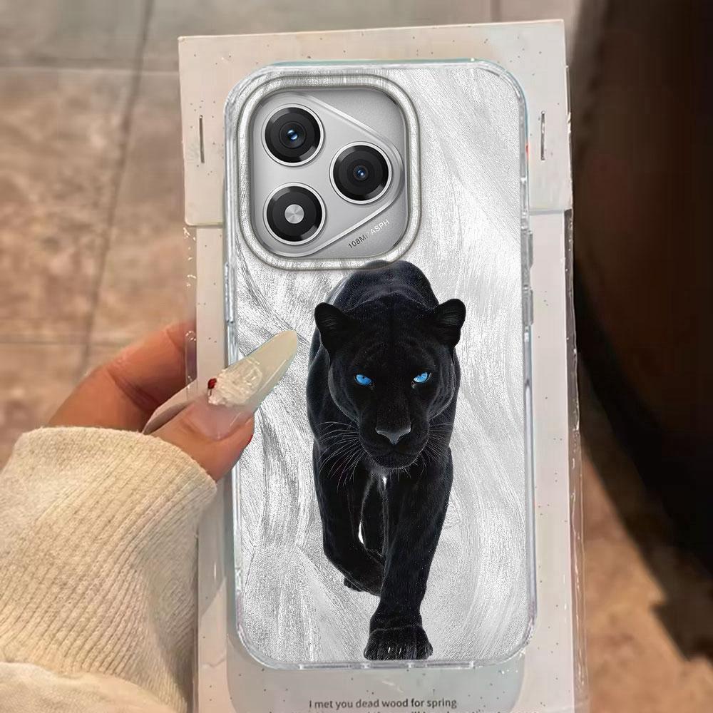 Gold Snake Print Feather Texture Phone Case for Honor 400 200 Smart Pro Magic7 6 5 Lite X9a X9c X8b X8a X8c X7c Shell Back Cover