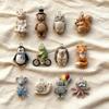 18K Gold Owl Pendant: Stainless Steel Animal Series with Vacuum Electroplating