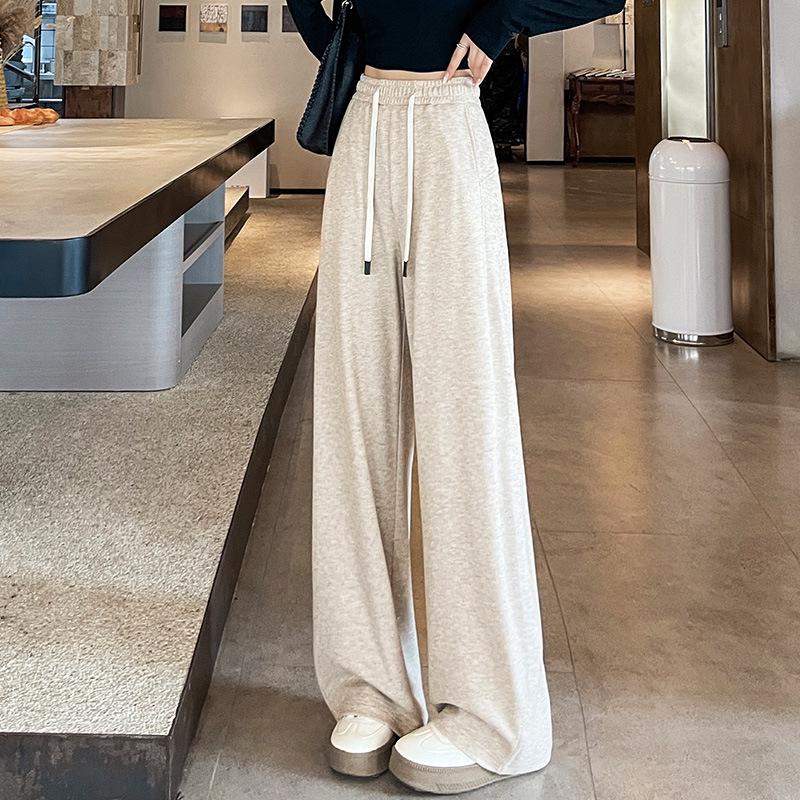 2025 New Drapey Glutinous Rice Pants: Soft, Breathable, Slimming Straight-Leg Pants for Women – Comfortable and Skin-Friendly.