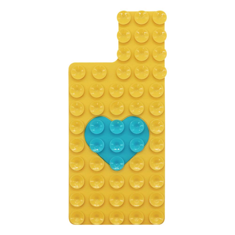 Heart Double-sided Suction Cup Anti Slip Silicone Suction Mobile Pad Cups Phone For Mobile Back G2Y1